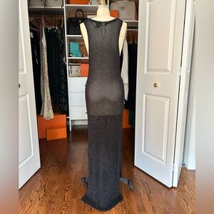 NWT Tahari Crochet Maxi Dress Swim Cover-up